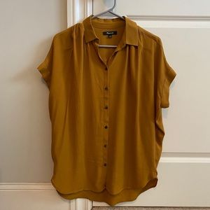 Madewell central drapey shirt xs